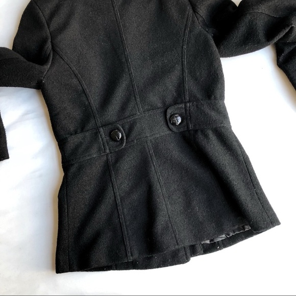 Romeo & Juliet Couture Wool Blend Pea Coat - Picture 5 of 7